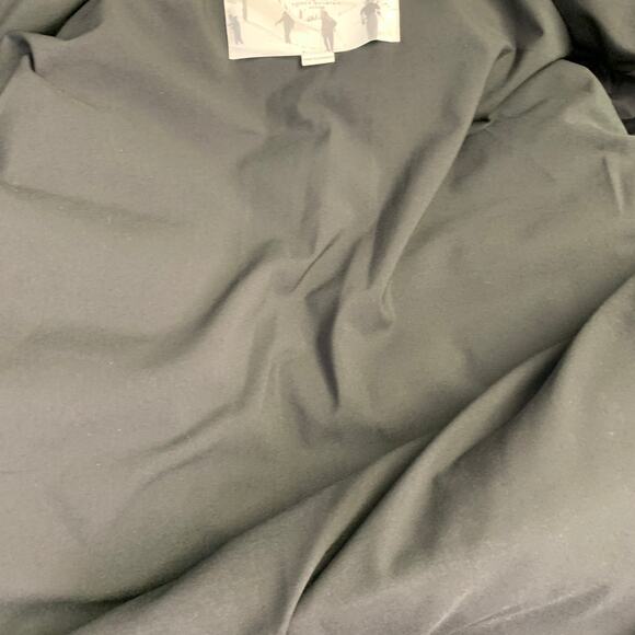 AZTECH Size XXL Black Quilted Polyamide Blend Snaps Coat - Picture 6 of 8